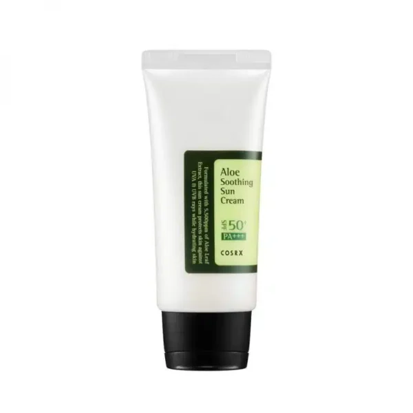 COSRX Aloe Soothing Sun Cream SPF50+ PA+++ – Powerful Daily Sunscreen for Hydrated Skin