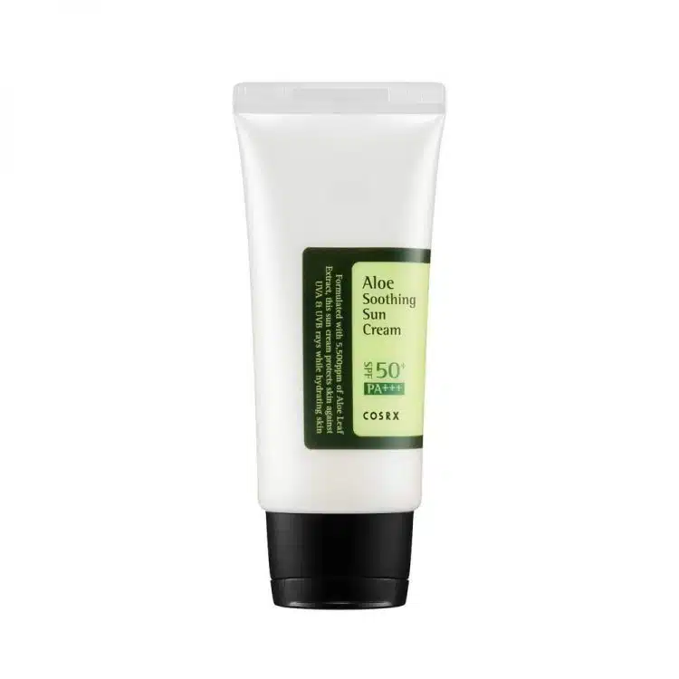 Cosrx-Aloe-Soothing-Sun-Cream-SPF50-PA-50ml COSRX Aloe Soothing Sun Cream SPF50+ PA+++ – Powerful Daily Sunscreen for Hydrated Skin - Image 1