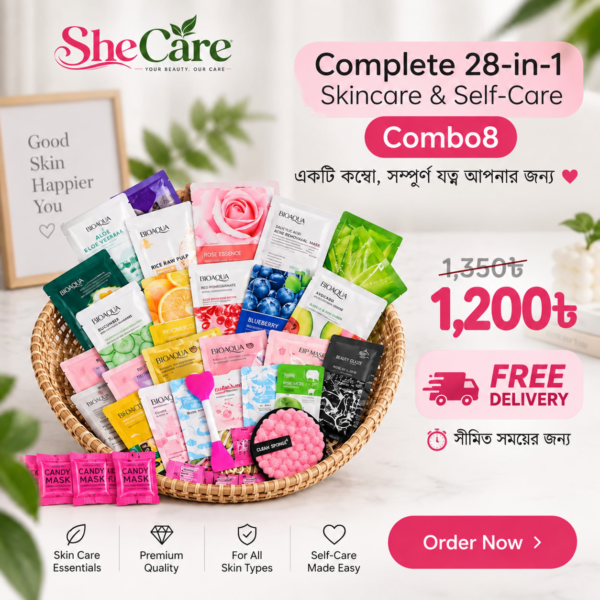 Delivery Free!😍 Complete 28-in-1 Best Selling Skincare & Self-Care Combo8