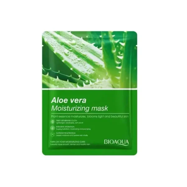 Bioaqua Aloe Vera Moisturizing Sheet Mask 25g – Powerful Hydrating & Soothing Mask