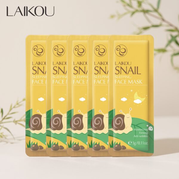 LAIKOU Snail Sleeping Face Mask (3g)