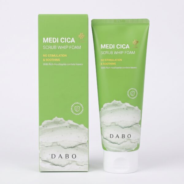 Dabo Medi Cica Scrub Whip Foam – Soothing Pore Scrub & Cleansing Foam