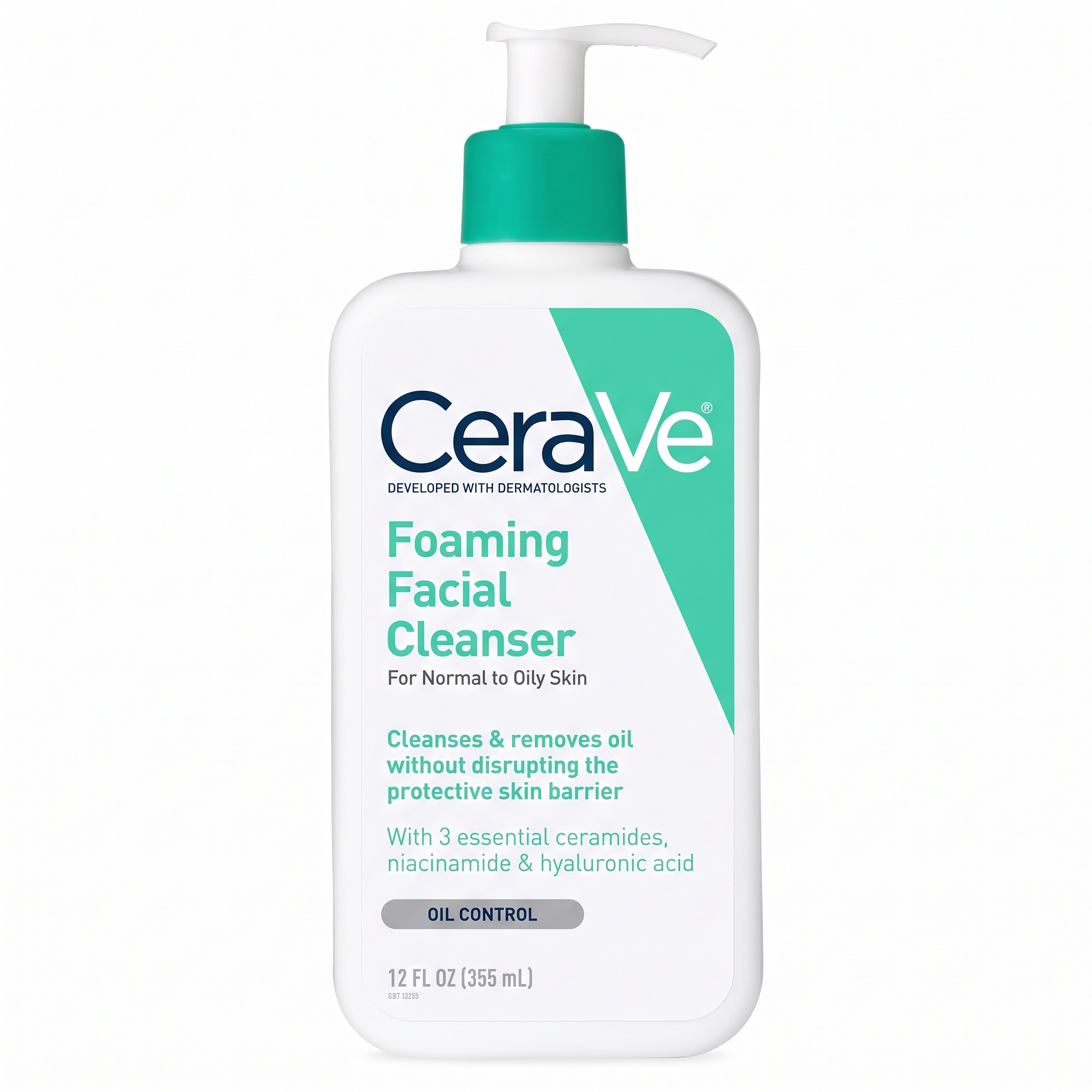 Gemini_Generated_Image_7uatoo7uatoo7uat CeraVe Foaming Facial Cleanser 355ml – Oil Control Gel Cleanser for Normal to Oily Skin - Image 1