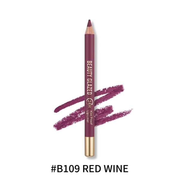 Beauty Glazed 24h Kiss Proof Lipliner - Shade B109 Red Wine