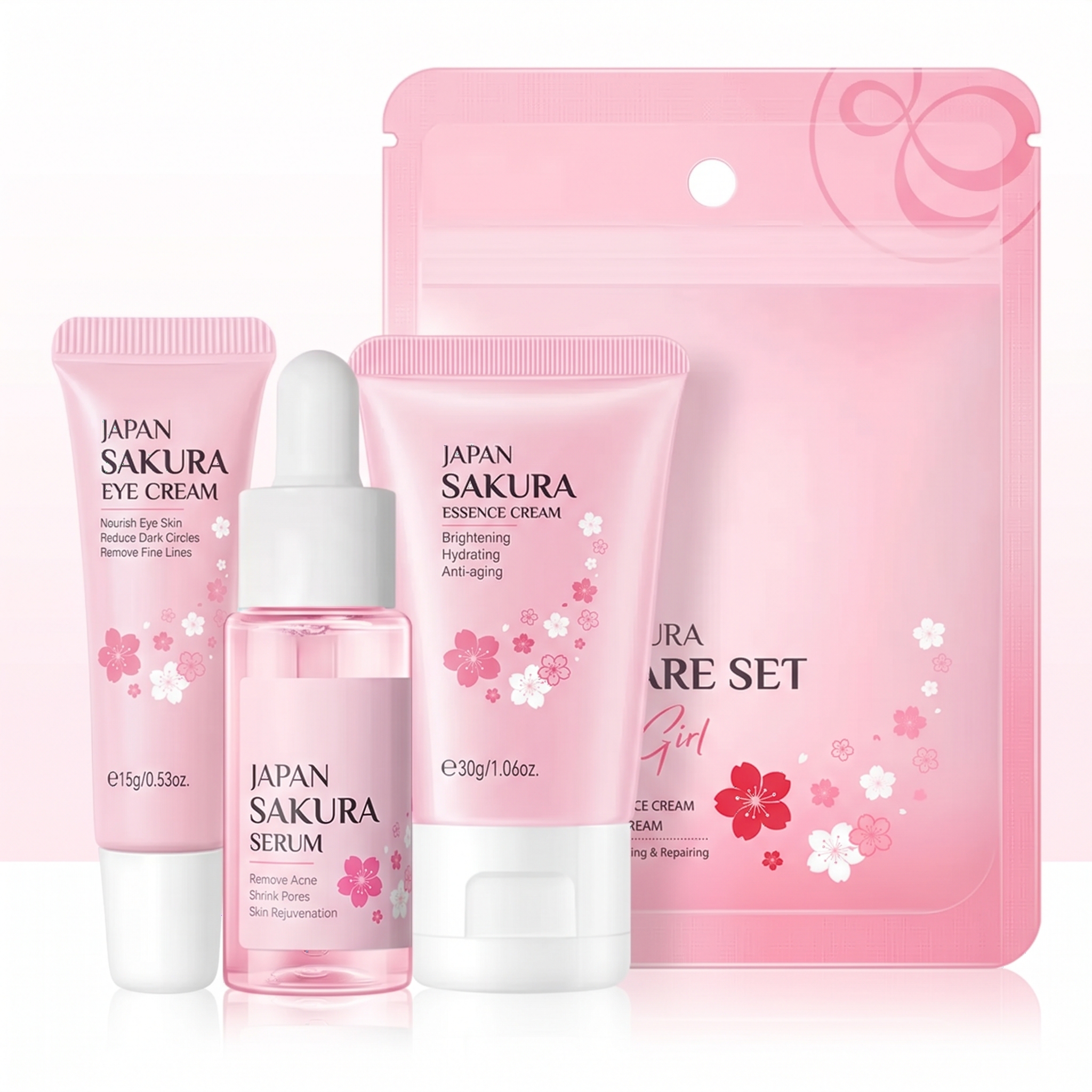 Gemini_Generated_Image_l43lc1l43lc1l43l LAIKOU Japan Sakura Skin Care Set (3-Piece Combo) - Image 1