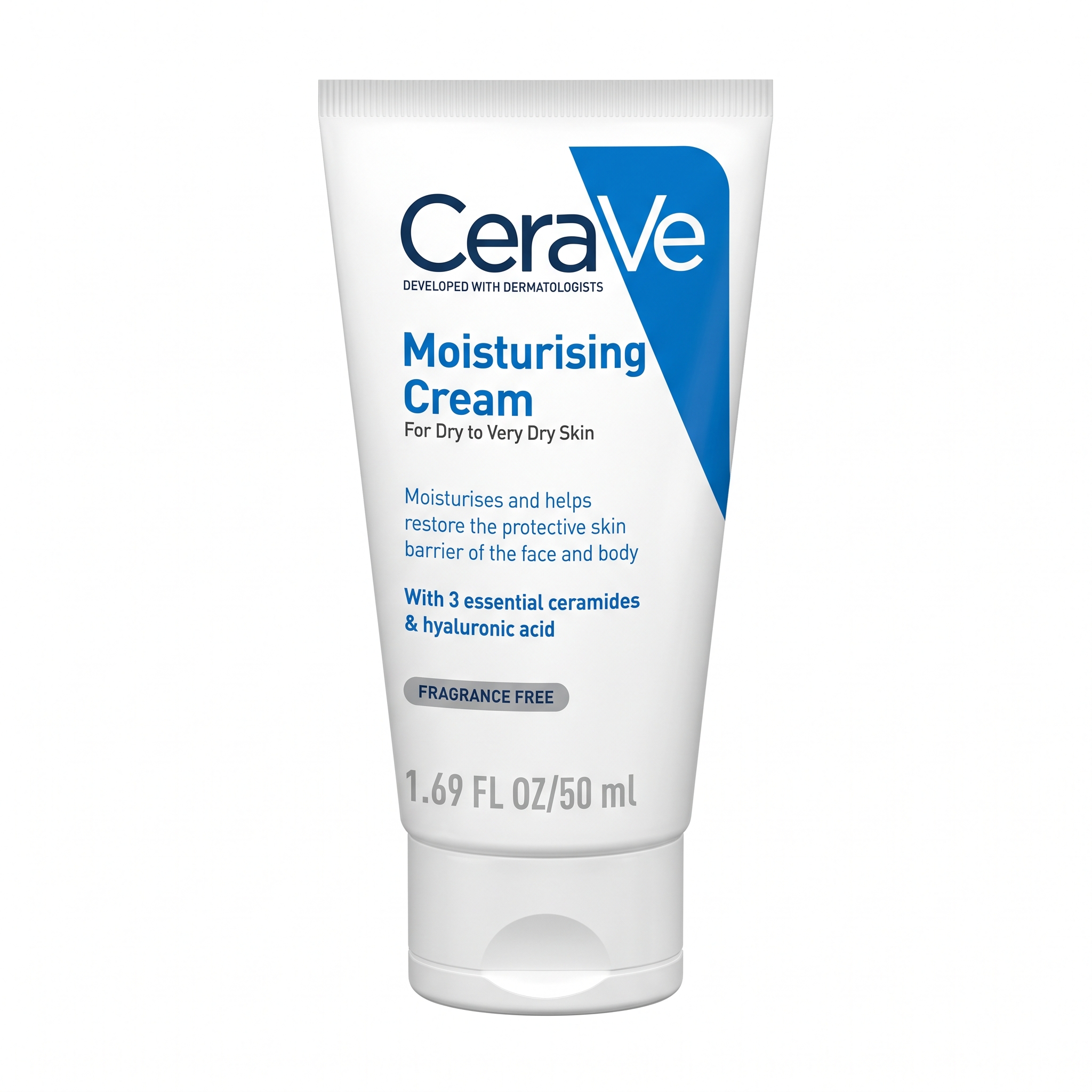 Gemini_Generated_Image_lg2lt4lg2lt4lg2l CeraVe Moisturising Cream 50ml – Barrier Restoring Face and Body Cream for Dry to Very Dry Skin - Image 1