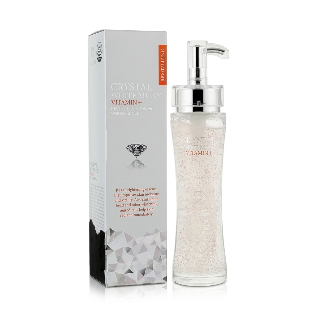 Gemini_Generated_Image_nghb12nghb12nghb 3W Clinic Crystal White Milky Vitamin+ Revitalizing Power Whitening Essence - Image 1