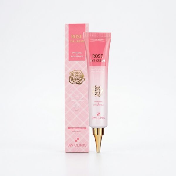 3W Clinic Rose Eye Cream Whitening & Anti-Wrinkle (40ml)