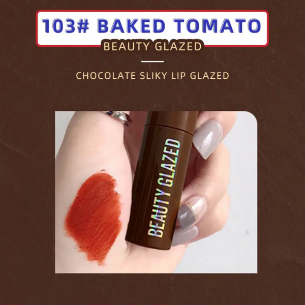 Beauty Glazed Chocolate Silky Lip Glaze (103# Baked Tomato)