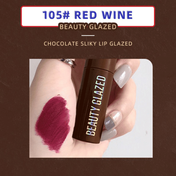 Beauty Glazed Chocolate Silky Lip Glaze (105# Red Wine)