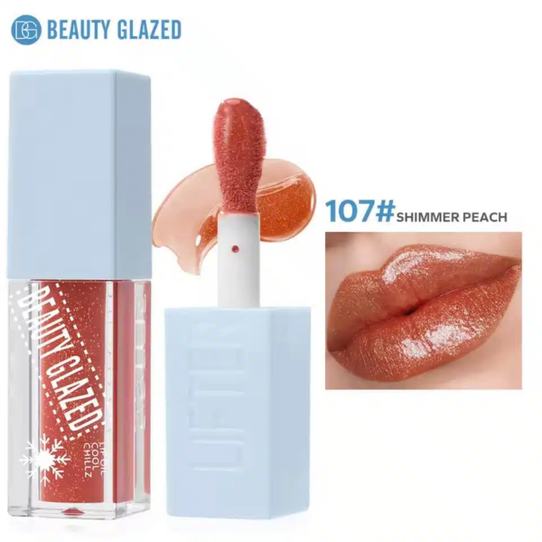 Beauty Glazed Cool Chillz Lip Oil - 107 Shimmer Peach