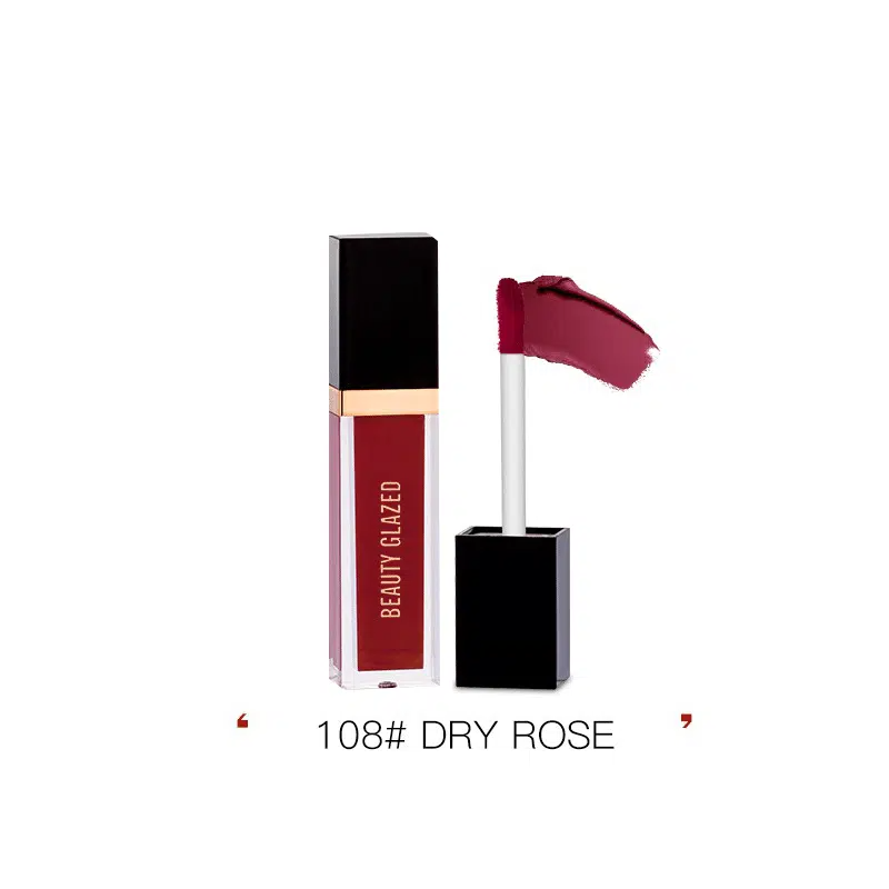 imgi_1_108-2 Beauty Glazed Liquid Matte Lipstick - 108 Dry Rose - Image 1