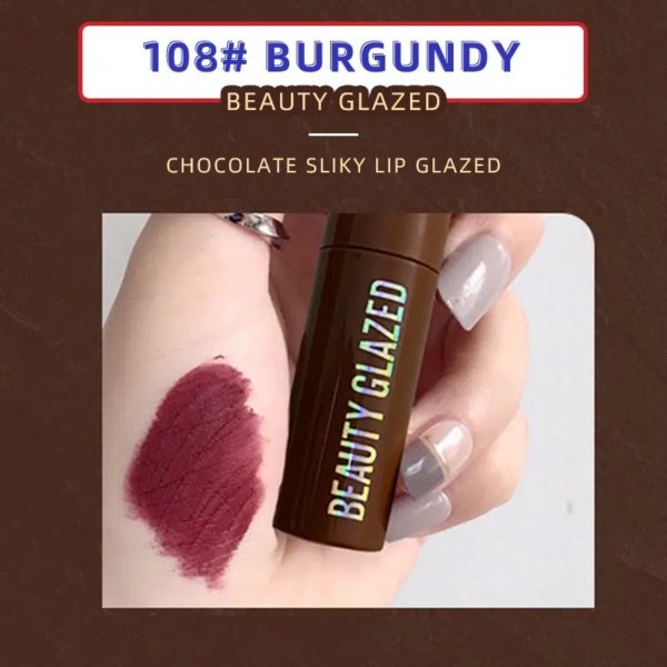 Beauty Glazed Chocolate Silky Lip Glaze - Shade 108 Burgundy