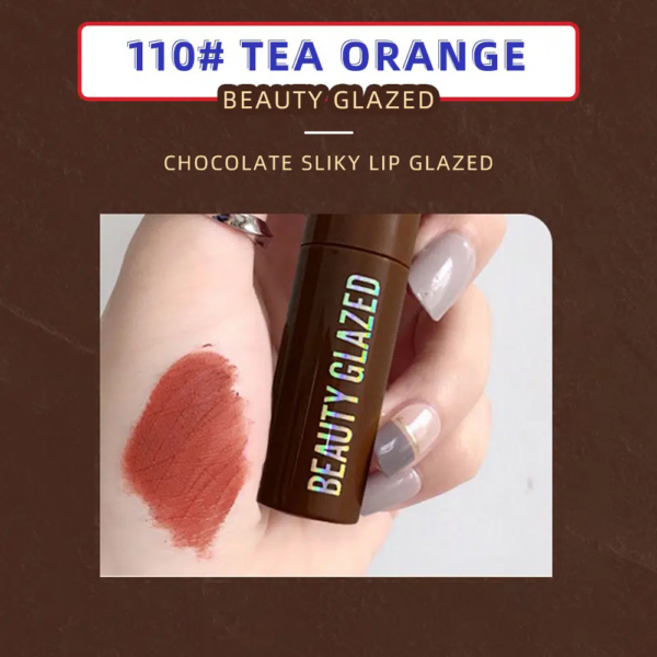 Beauty Glazed Chocolate Silky Lip Glazed - 110 Tea Orange
