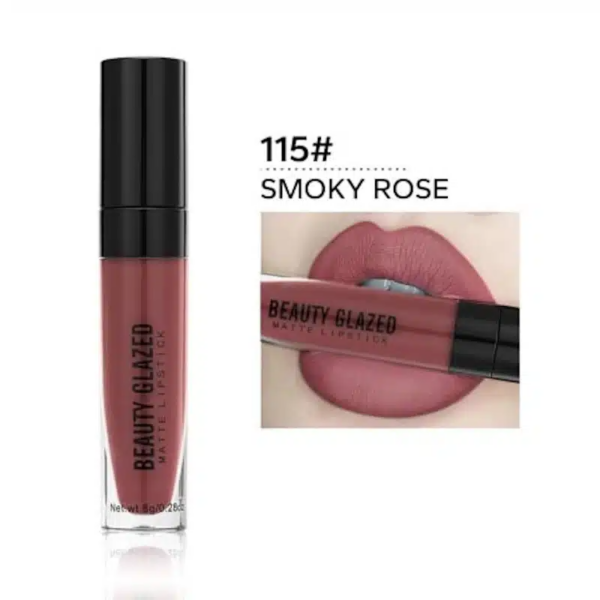 Beauty Glazed Liquid Matte Lipstick - 115 Smoky Rose
