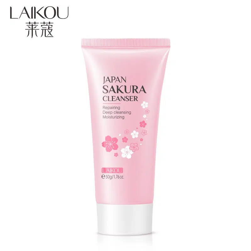 imgi_1_17dfed5541d1ee43ff33e249fe2a3942 LAIKOU Japan Sakura Cleanser (50g) - Image 1