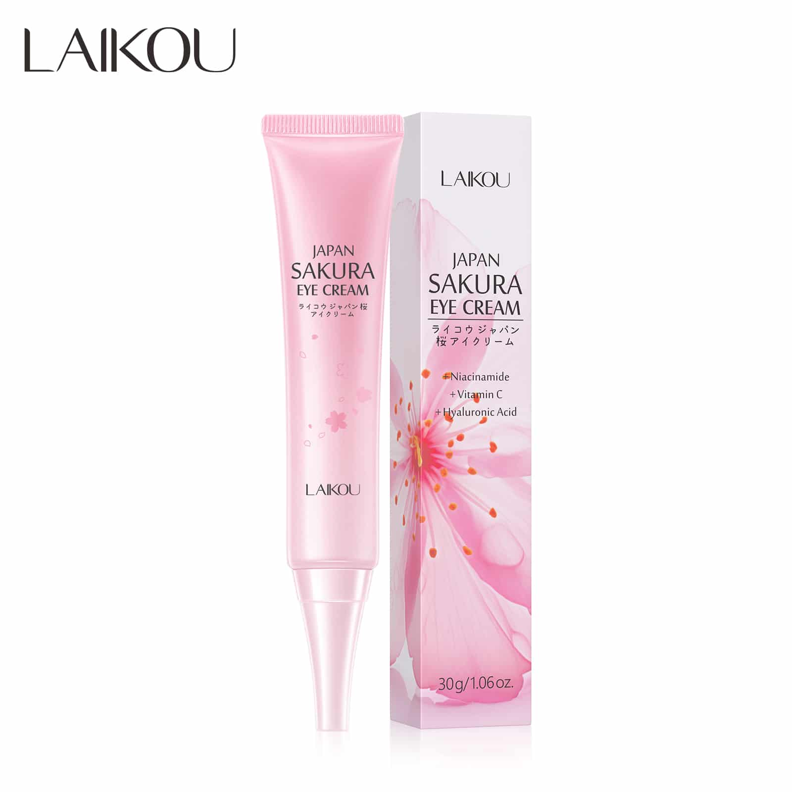 imgi_1_1e2a5678f955981577d57f07f02de094 LAIKOU Japan Sakura Eye Cream 30g - Image 1