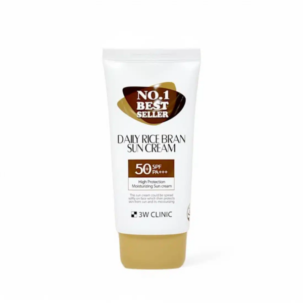 3W Clinic Daily Rice Bran Sun Cream SPF50+ PA+++ (70ml)