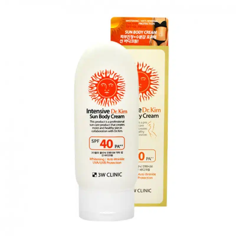 imgi_1_3W-CLINIC-Intensive-Sun-Body-Cream 3W Clinic Intensive Dr. Kim Sun Body Cream SPF40 PA++ - Image 1