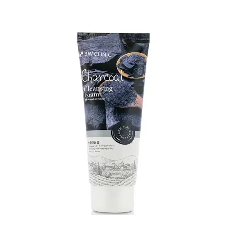 imgi_1_3w-Clinic-Charcoal-Cleansing-Foam-100ml 3W Clinic Charcoal Cleansing Foam (100ml) - Image 1