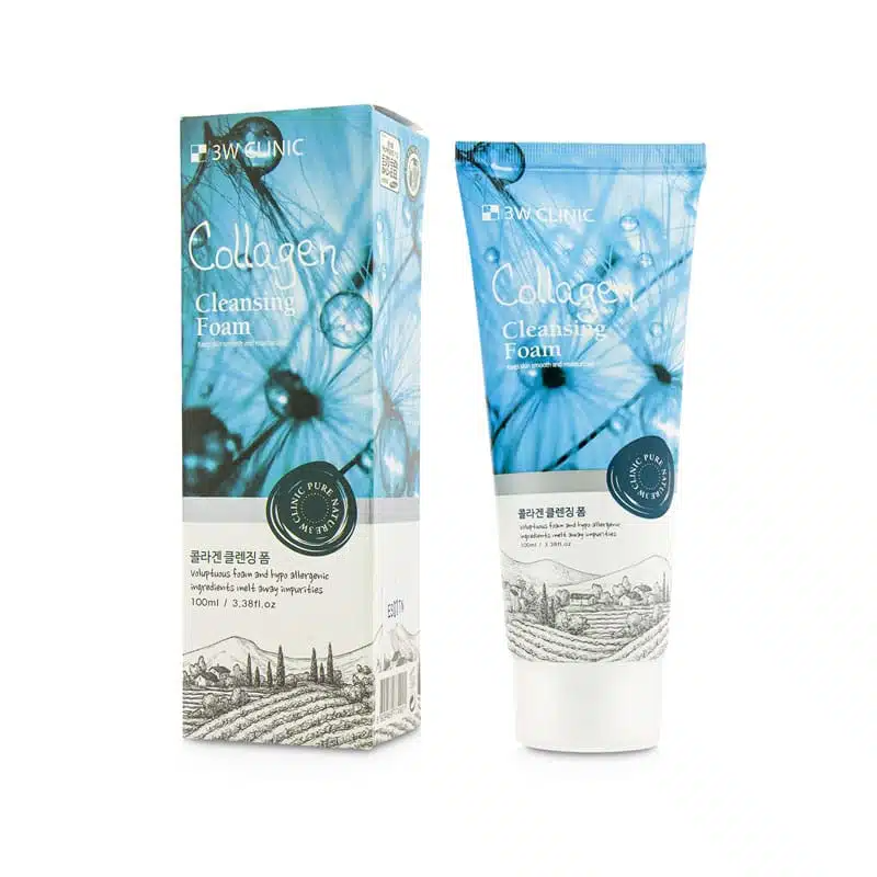 imgi_1_3w-Clinic-Collagen-Cleansing-Foam (1) 3W Clinic Collagen Cleansing Foam (100ml) - Image 1