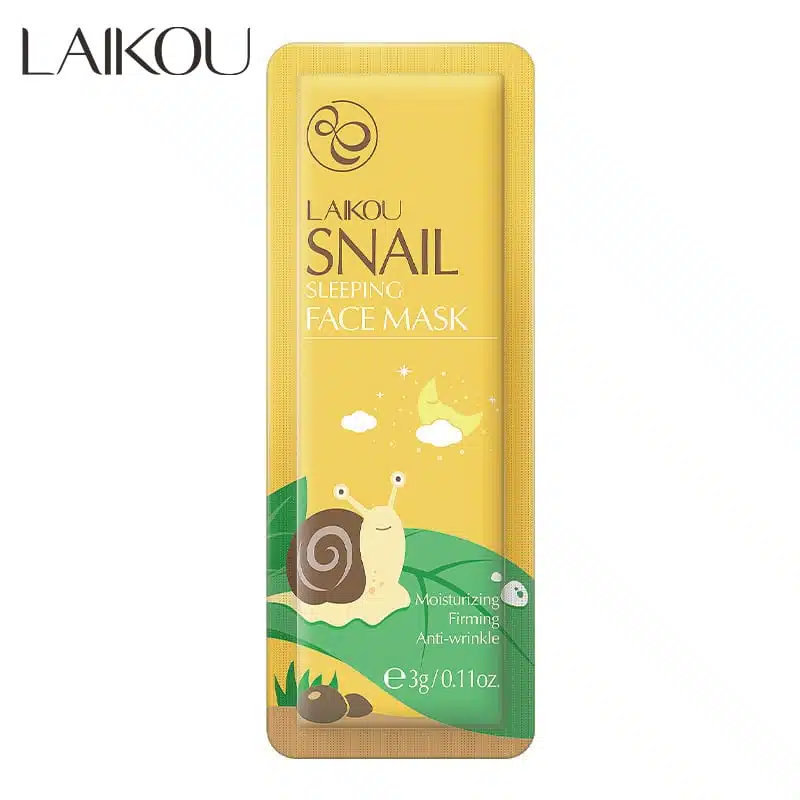 imgi_1_650738dc0f5a1022d80bcc5ea2da606e LAIKOU Snail Sleeping Face Mask (3g - 1 PCS) - Image 1