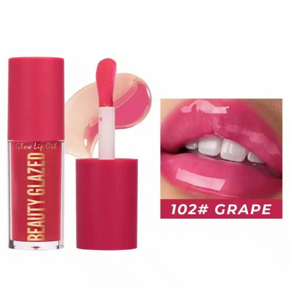 Beauty Glazed Glow Lip Oil - 102 Grape