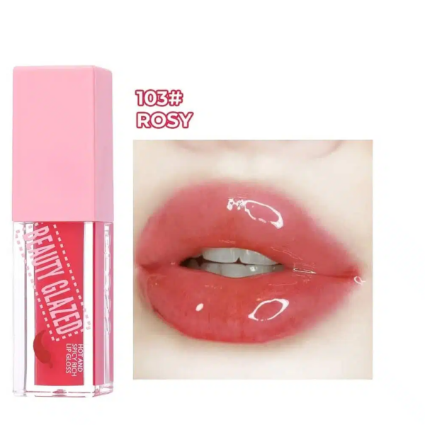 Beauty Glazed Hot And Spicy Rich Lip Gloss - Shade 103 Rosy