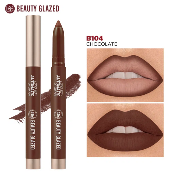 Beauty Glazed Long Stay Automatic Lip Crayon - Shade B104 Chocolate