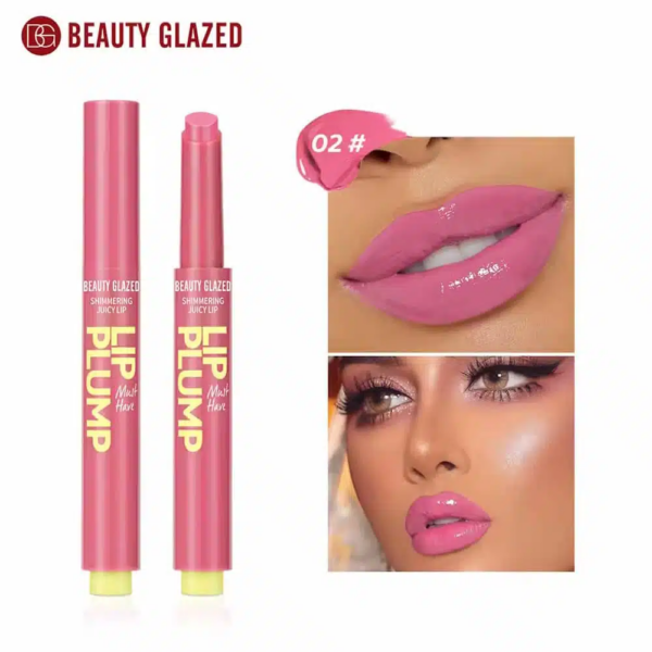 Beauty Glazed Lip Plump Shimmering Juicy Lip Stick - Shade 02