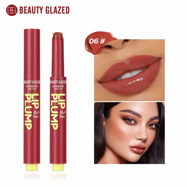 Beauty Glazed Lip Plump Shimmering Juicy Lip Stick - Shade 06