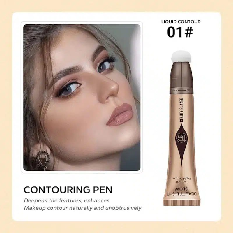 imgi_1_Beauty-Glazed-Liquid-Contour-101 Beauty Glazed Liquid Contour Contouring Pen (01#) - Image 1