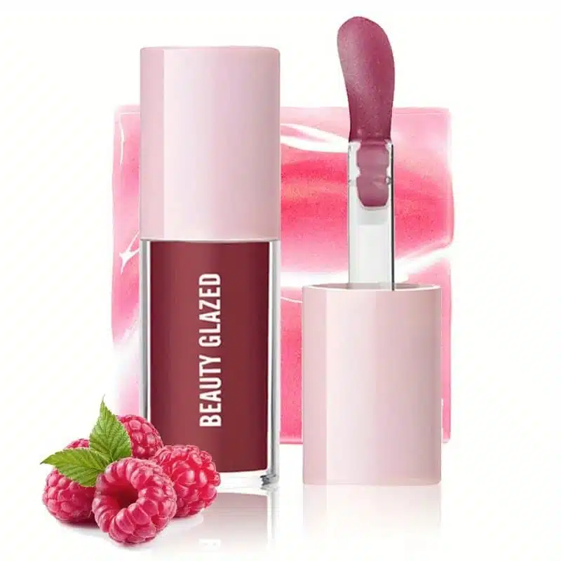 imgi_1_Beauty-Glazed-Moisturizing-Lip-Oil-103 Beauty Glazed Glow Lip Oil - Raspberry - Image 1