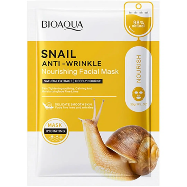 BIOAQUA Snail Anti-Wrinkle Nourishing Facial Mask