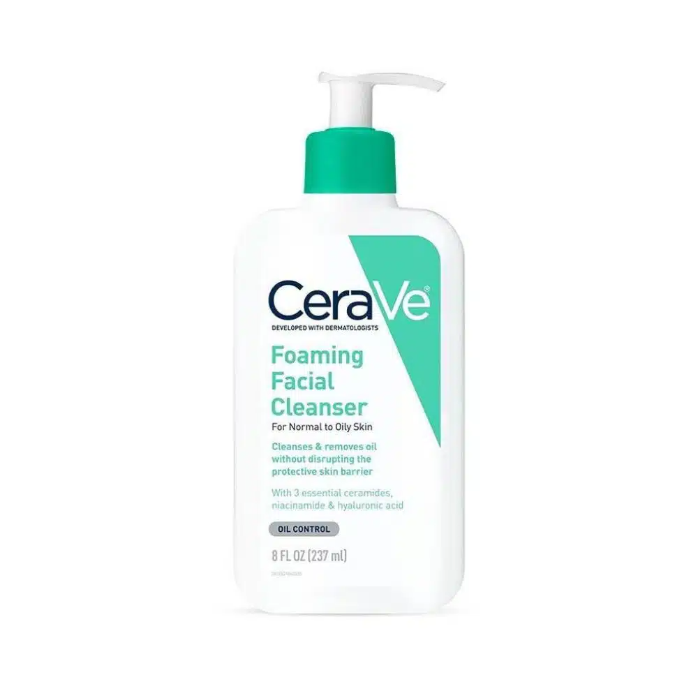 imgi_1_Cerave-Foaming-Facial-Cleanser-for-Normal-to-Oily-Skin-237ml CeraVe Foaming Facial Cleanser 237ml – Oil Control Gel Cleanser for Normal to Oily Skin - Image 1