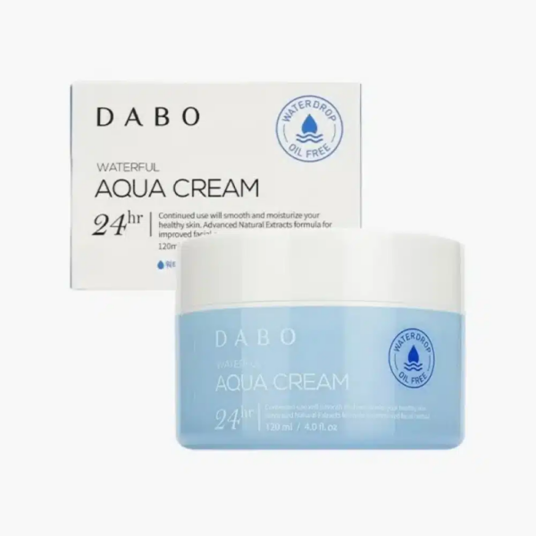 Dabo Waterful Aqua Cream 120ml – 24hr Oil-Free Waterdrop Hydrating Face Cream