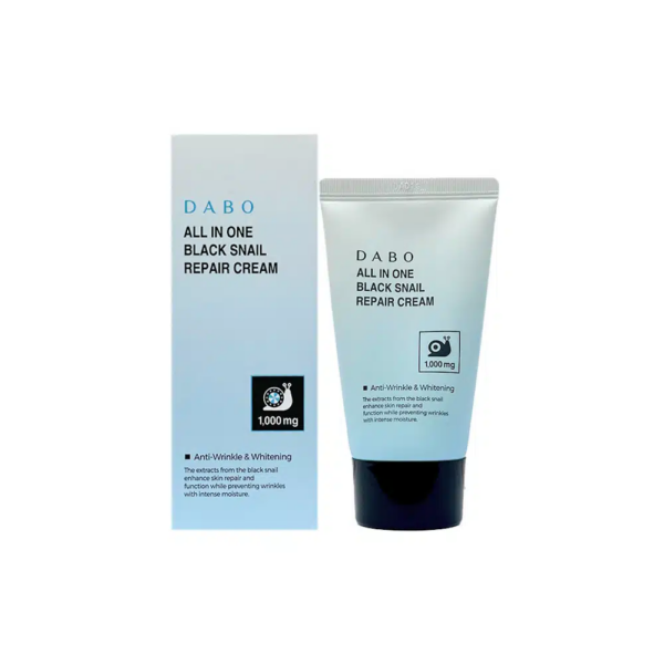 Dabo All In One Black Snail Repair Cream 50ml – Anti-Wrinkle, Whitening & Intense Moisture Cream
