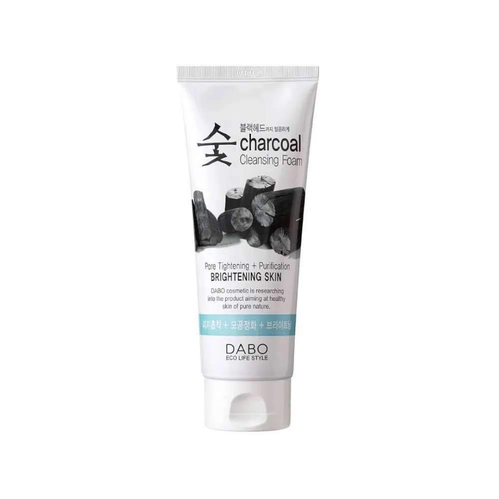 imgi_1_Dabo-Charcoal-Cleansing-Foam-150-ml Dabo Charcoal Cleansing Foam 150ml – Pore Tightening, Purification & Brightening Cleanser - Image 1
