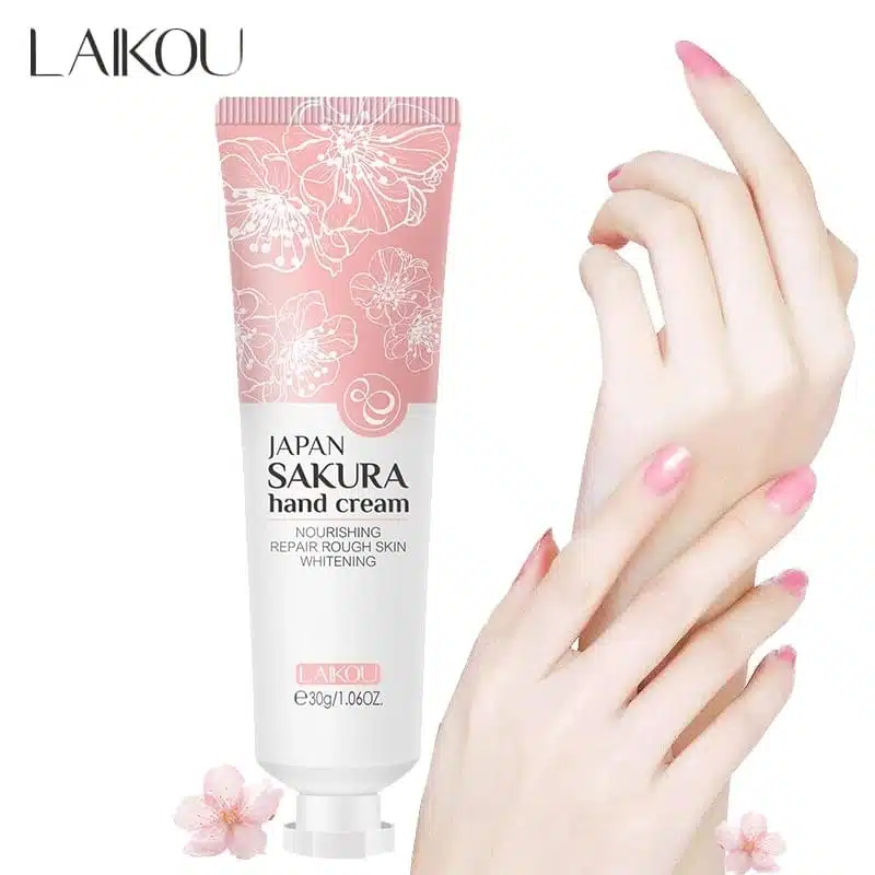 imgi_1_LAIKOU-Japan-Sakura-Hand-Cream-Moisturizing-Anti-chapping-Repair-Softe LAIKOU Japan Sakura Hand Cream 30g - Image 1