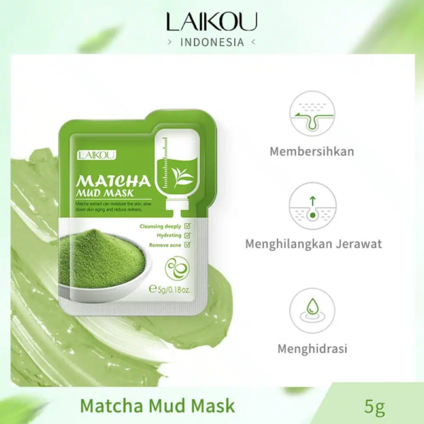 LAIKOU Matcha Mud Mask 5g