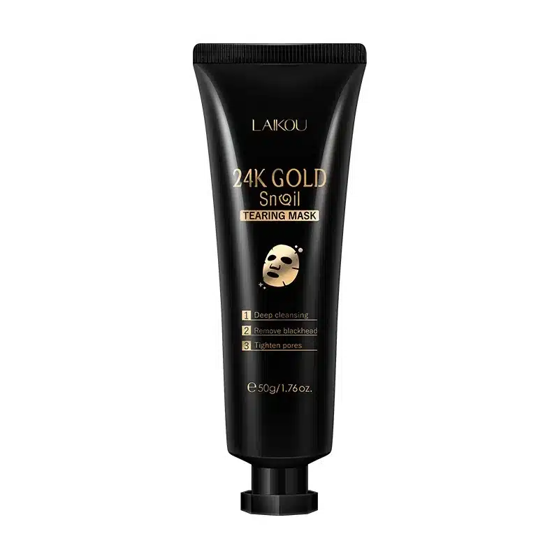 imgi_1_Laikou-24k-Gold-Tearing-Mask-50g LAIKOU 24K Gold Snail Tearing Mask 50g - Image 1