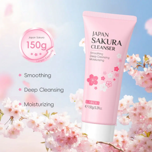 LAIKOU Japan Sakura Cleanser 150g (Larger Capacity)