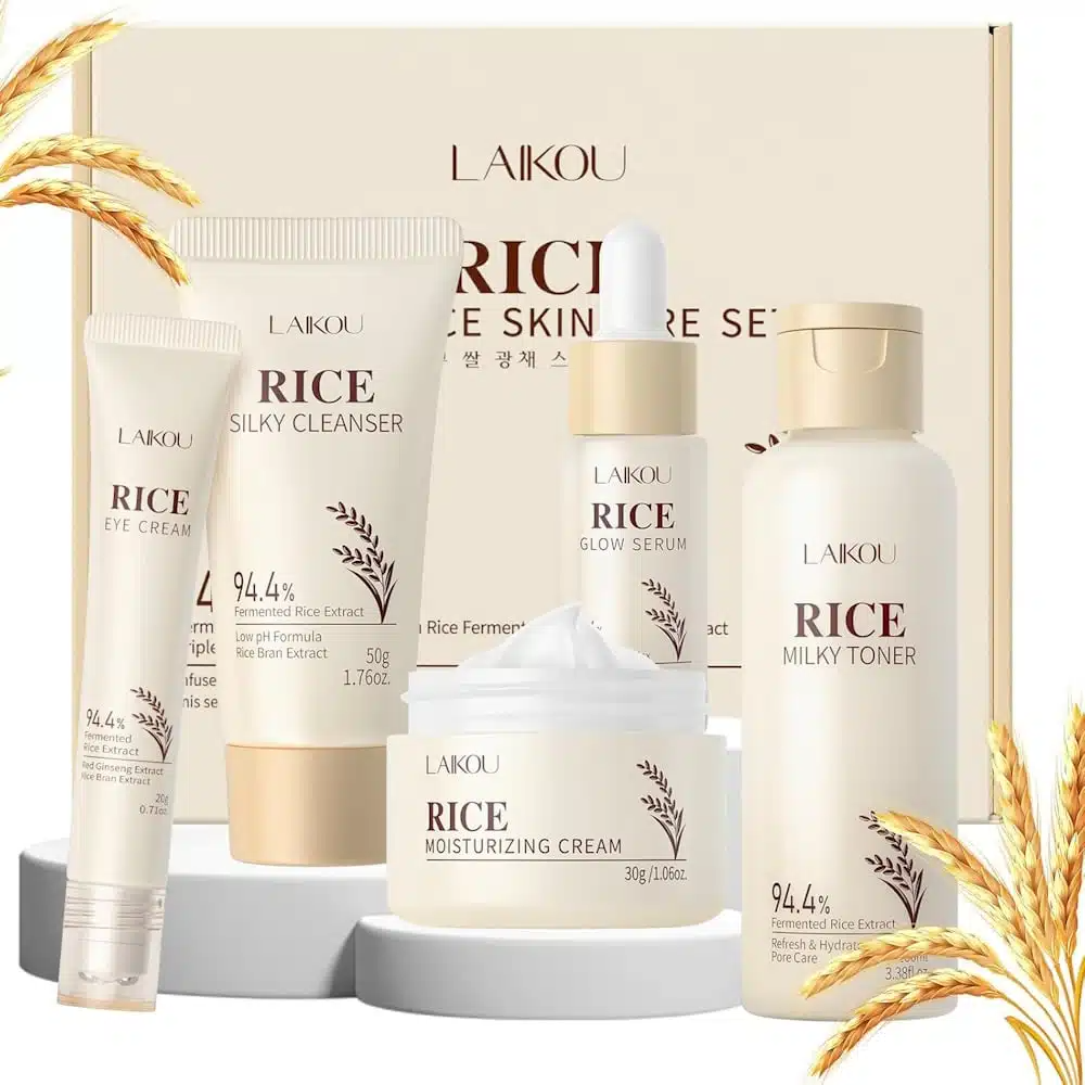imgi_1_Laikou-Rich-Skin-Care-Set LAIKOU Rice Skin Care Set (5-Piece Combo) - Image 1