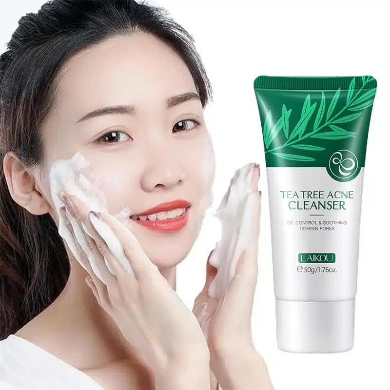 imgi_1_de51c571b63d880e766f461a75de4048 LAIKOU Tea Tree Acne Cleanser 50g - Image 1