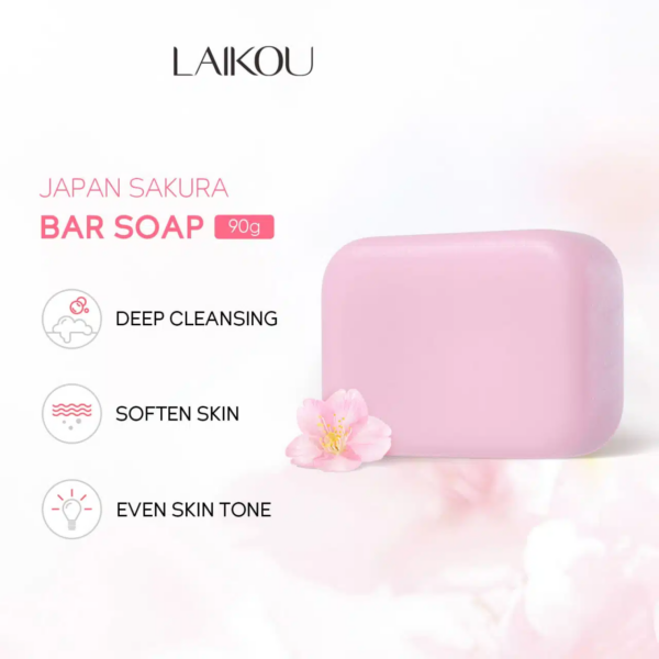 LAIKOU Japan Sakura Bar Soap 90g