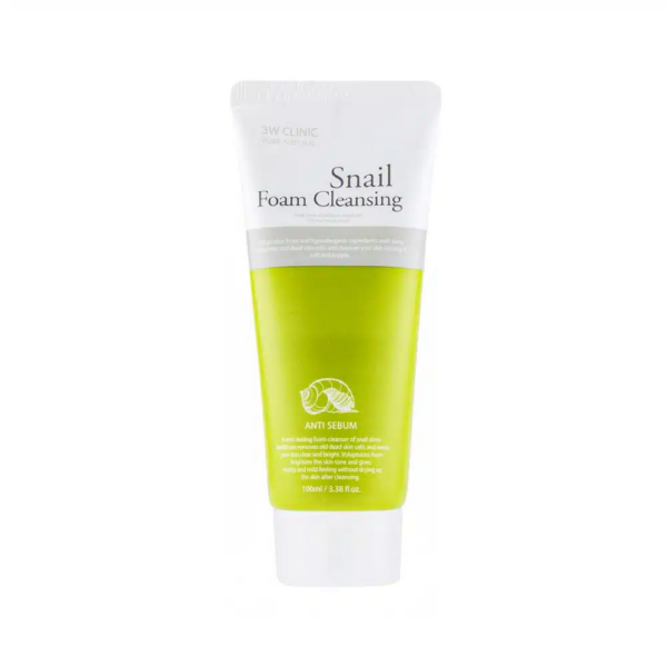 3W Clinic Snail Foam Cleansing (100ml)
