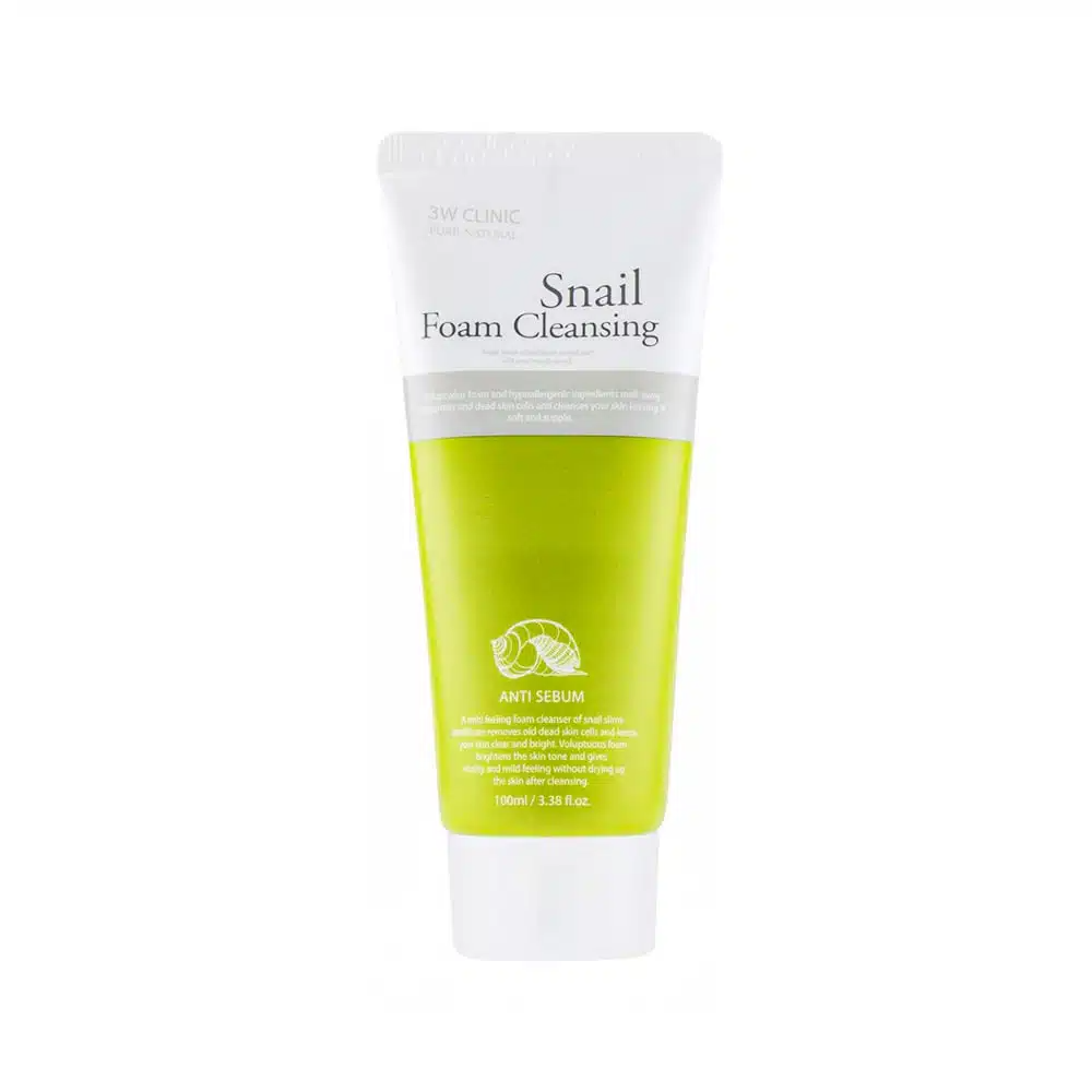 imgi_1_photo_2025-05-01_18-26-28 3W Clinic Snail Foam Cleansing (100ml) - Image 1