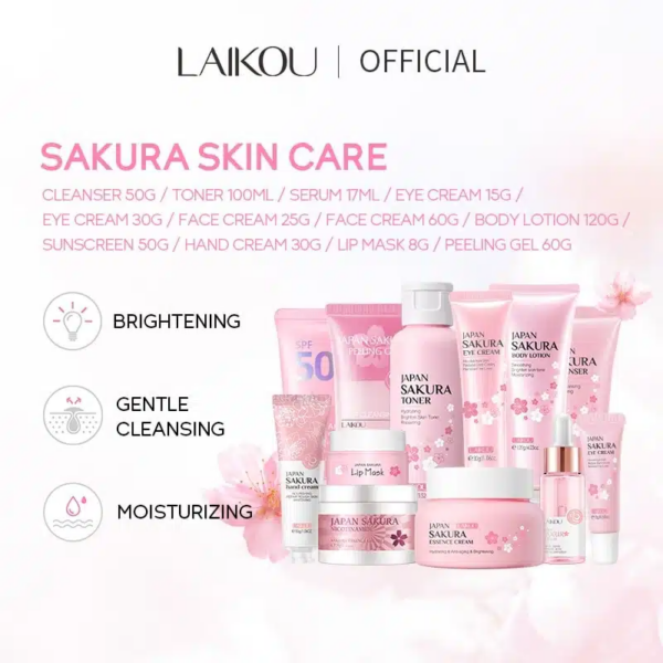 LAIKOU Japan Sakura Skin Care Series Collection
