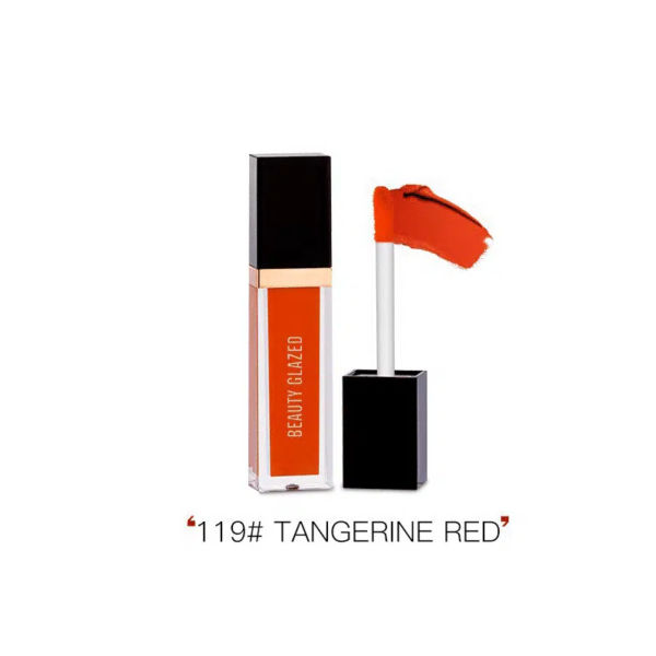 Beauty Glazed Liquid Matte Lipstick - 119 Tangerine Red