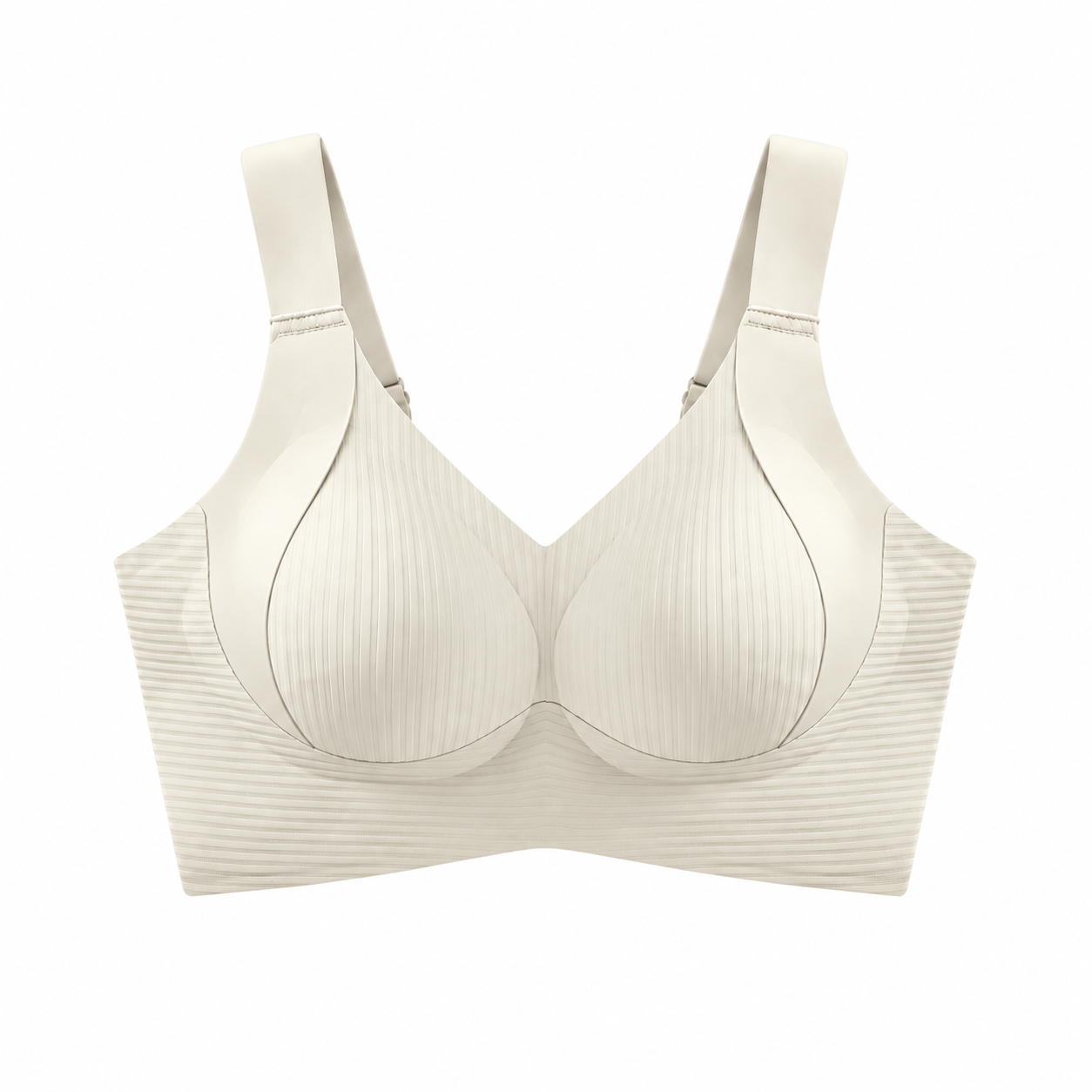 white Premium Quality Seamless Support Bra - Image 1